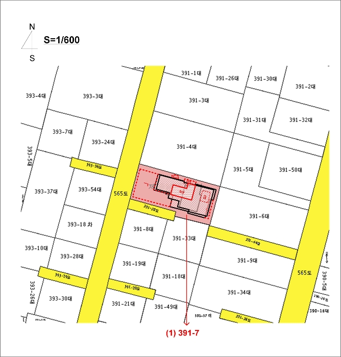 지적 및 건물개