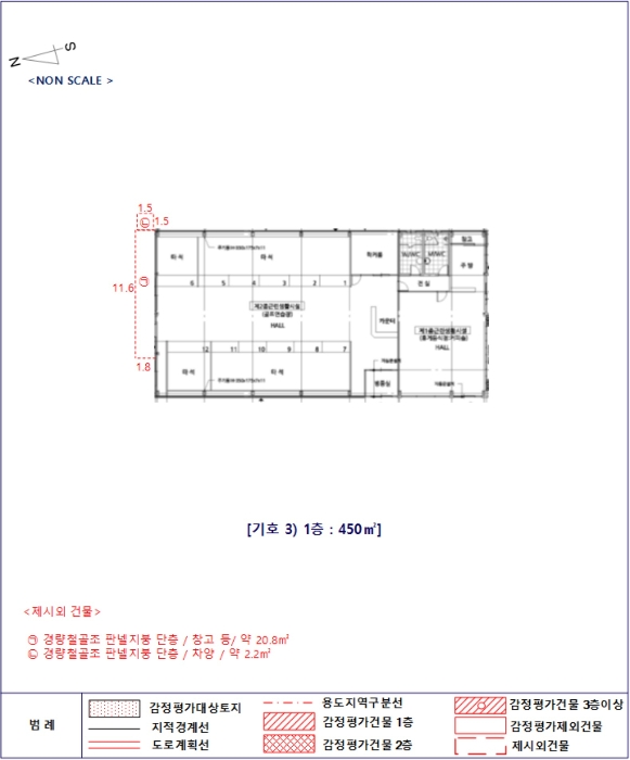 지적 및 건물개