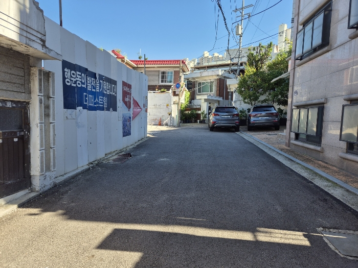 대상토지 북측 전경