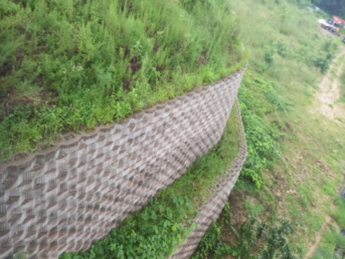 본건 토지 전경(옹벽)