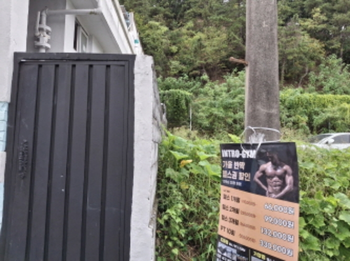 남쪽 경계부근 모습