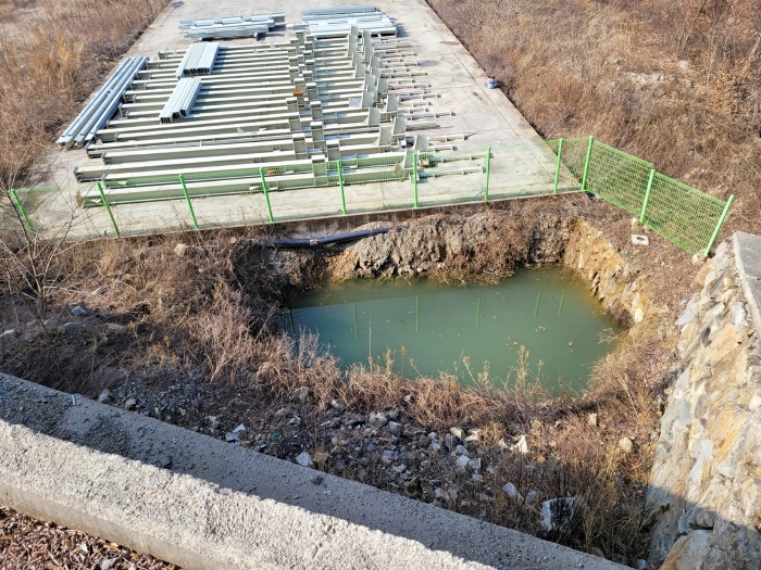 기호(4) 토지상의 미조성 부분 전경