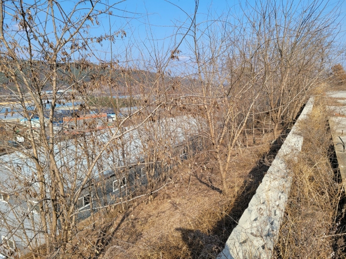 기호(1)-(4),(10) 토지 법면부분 전경
(서측에서 촬영)