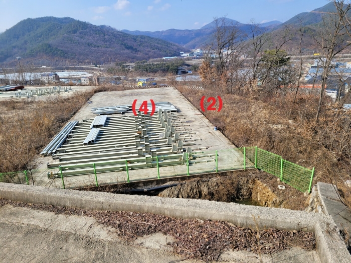 기호(2),(4) 토지 전경
(남측에서 촬영)