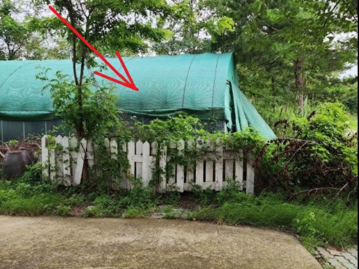 본건 기호(1)토지내의 비닐하우스(평가제외-타인소유)