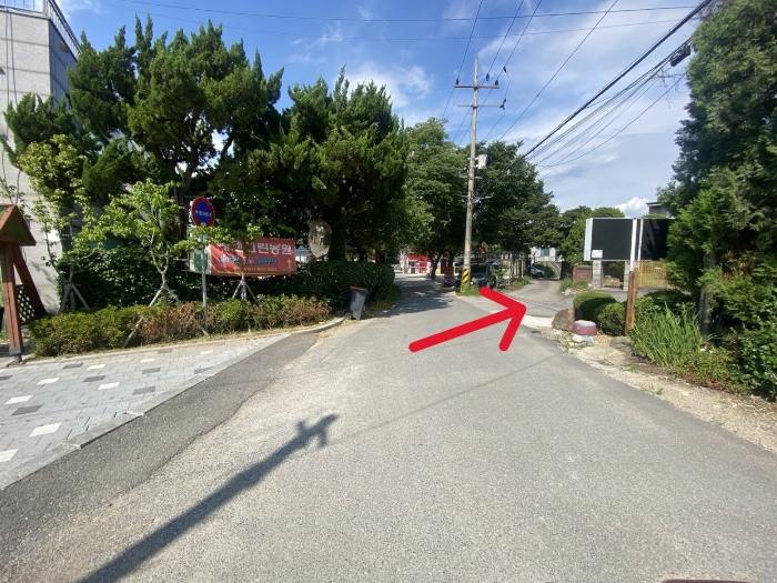 대상물건 북동측