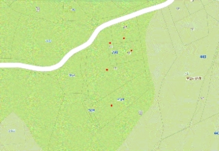 물건번호1~5 약도