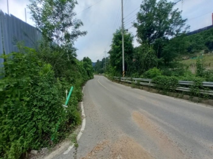 본건 토지에 접해 있는 도로