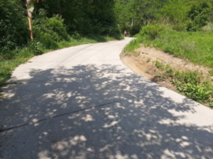 목록6 전경(콘크리트 포장도로)