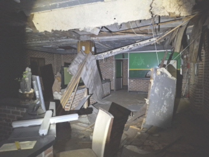 지하층 내부 모