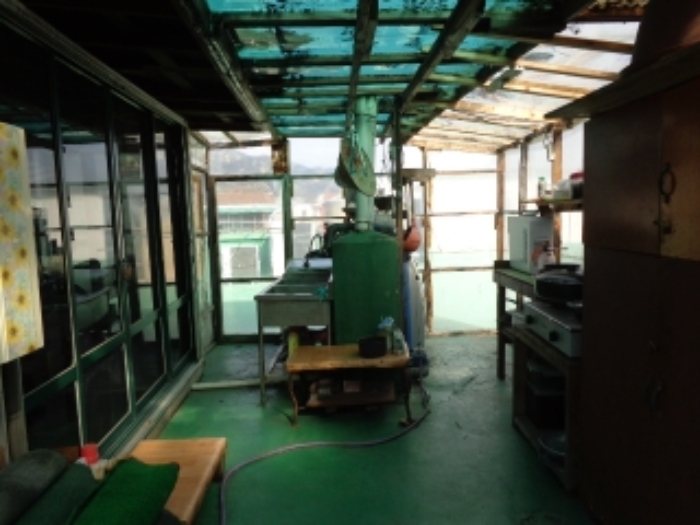 옥상에 있는 제