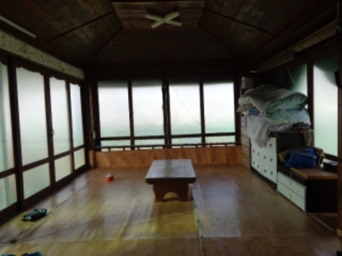 옥상에 있는 제