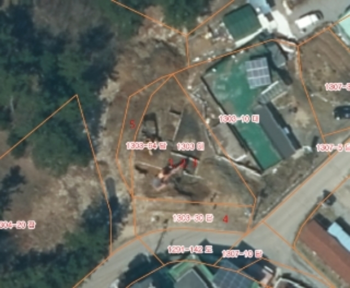 본건 지적 참고