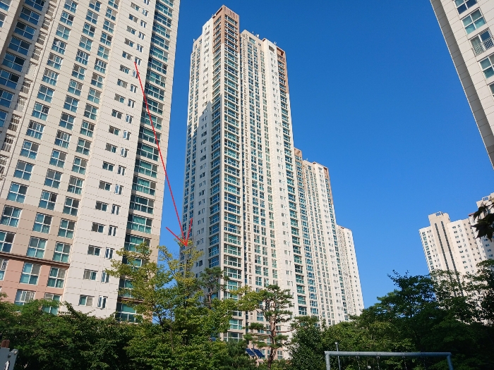 남측에서 촬영한