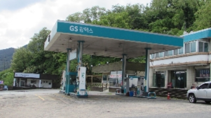 주유소 캐노피외