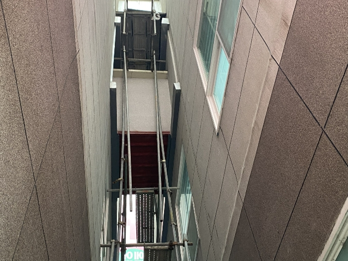 일련번호 2-나), 3-다), 4-라) 연결통로 부분