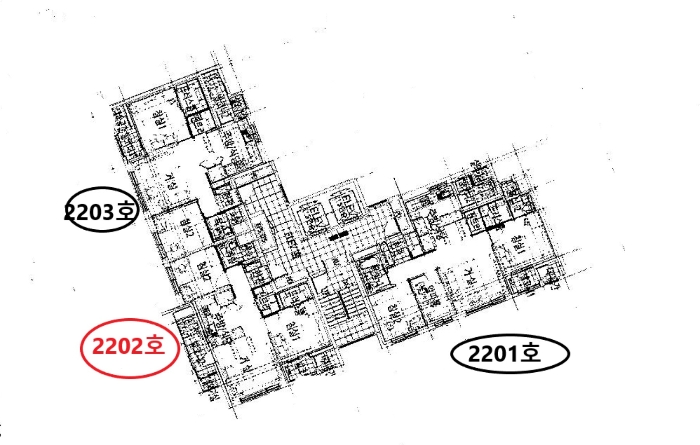 건 물 개 황 도(호별 배치도)