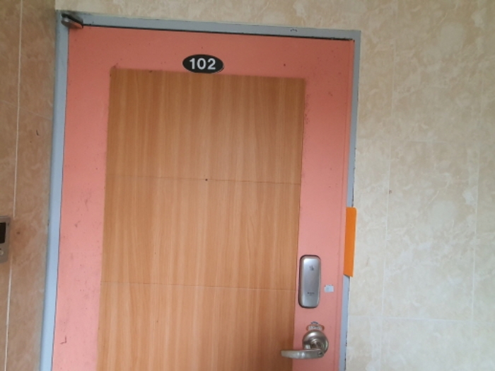 현장사진(102호, 주민등록 등재자 장상옥)