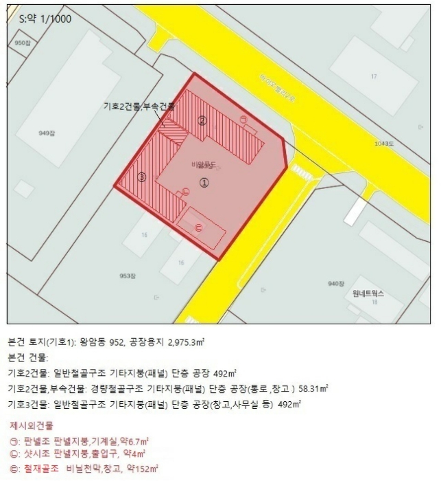 지적및건물개황도