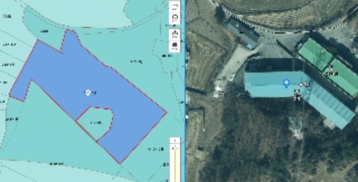 국토교통부 토지이음 지도