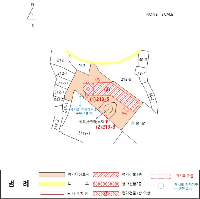지적 및 건물개황도