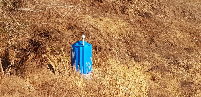 기호(2) 토지 지상 이동식 화장실 전경