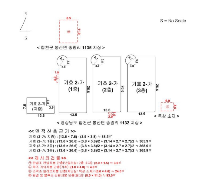 건  물  개  황  도