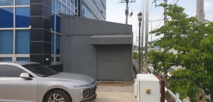 대산리 1548 전경 가동 천막식 창고 전경