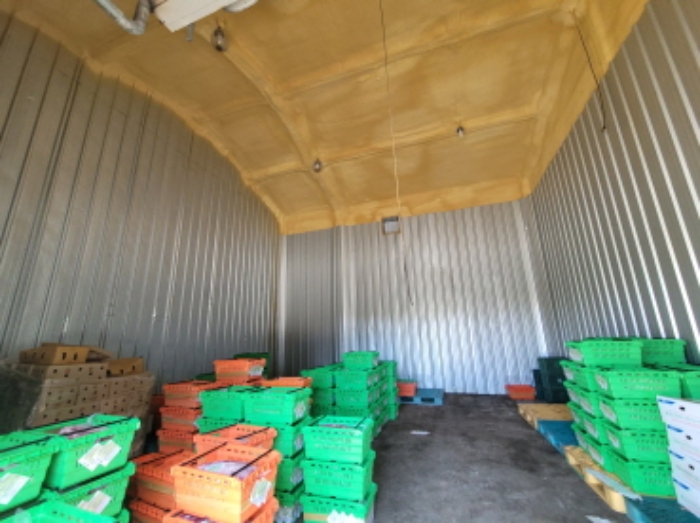 물건6번, 저온 저장창고1 내부 전경사진