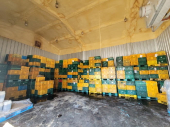 물건6번, 저온 저장창고2 내부 전경사진