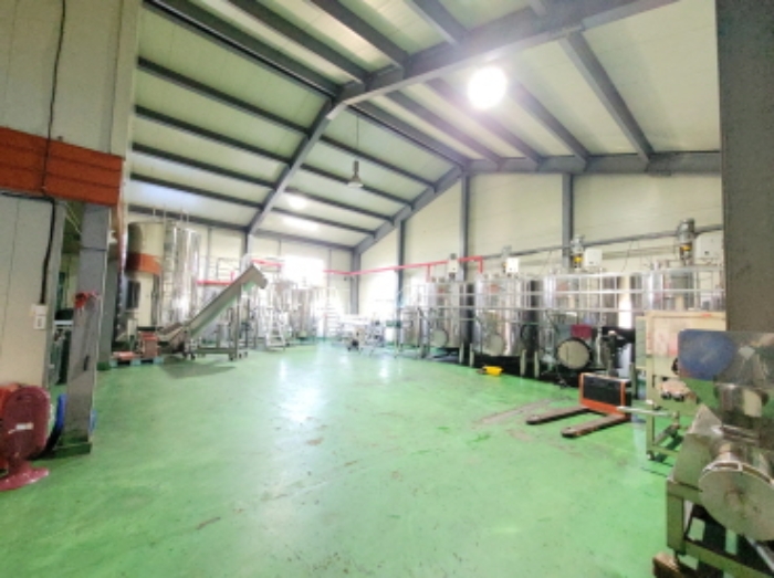 가공 및 처리시설 내부 전경사진
