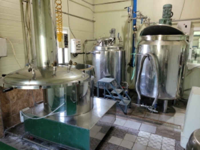 가공 및 처리시설 내부 전경사진