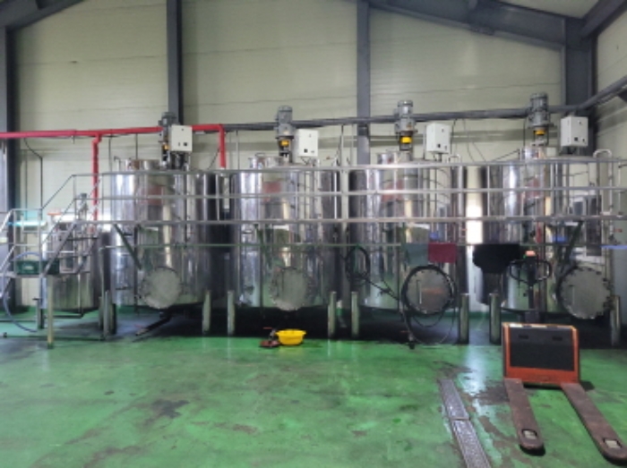 가공 및 처리시설 내부 전경사진