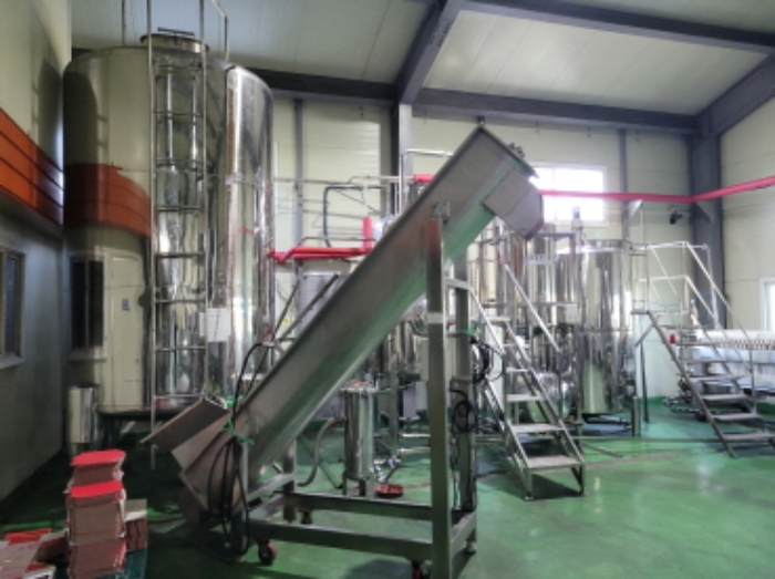 가공 및 처리시설 내부 전경사진