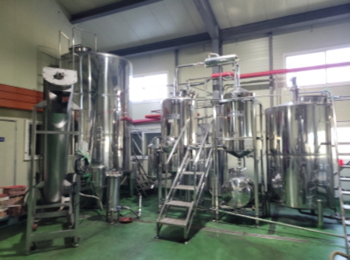 가공 및 처리시설 내부 전경사진