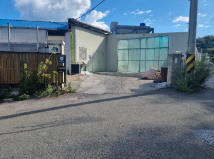 본건 북측에 위치한 도로에서의 진입구간