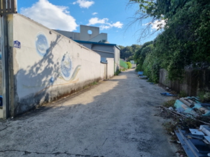 본건 3항 서측 경계 및 전경