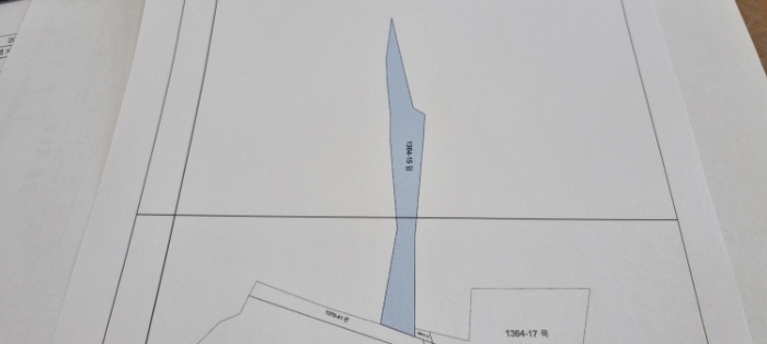 장수 계남 침곡 1364-15 지적도면 사진