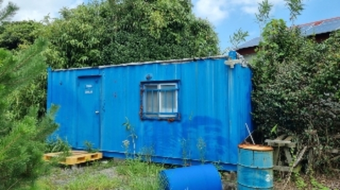 소재지1(온평리 581-1) 지상에 소재한 컨테이너