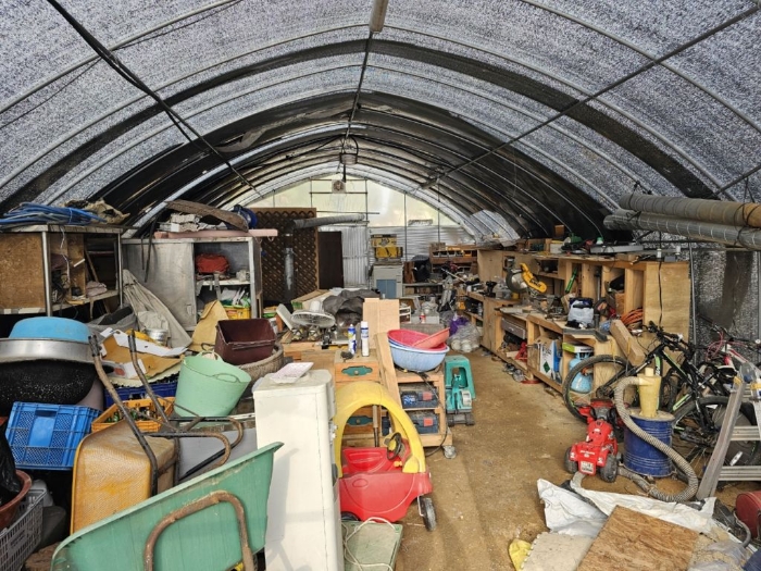 본건 기호(3) (지상 소재 제시외㉠(비닐하우스))
