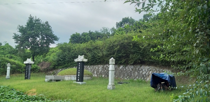 기호 9 (구촌리 233-9) 경계부분 지상 분묘