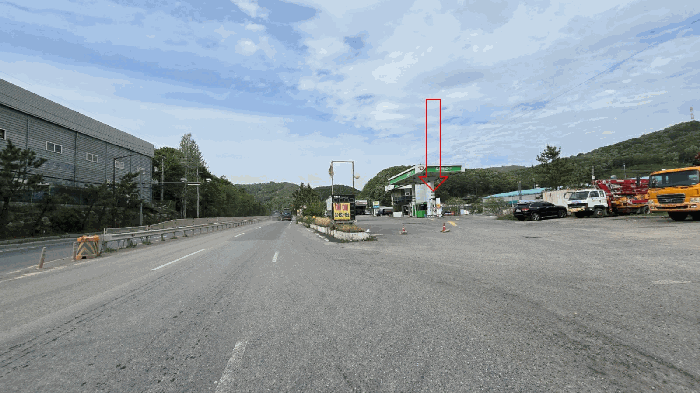 주위환경 (남서측에서 촬영)