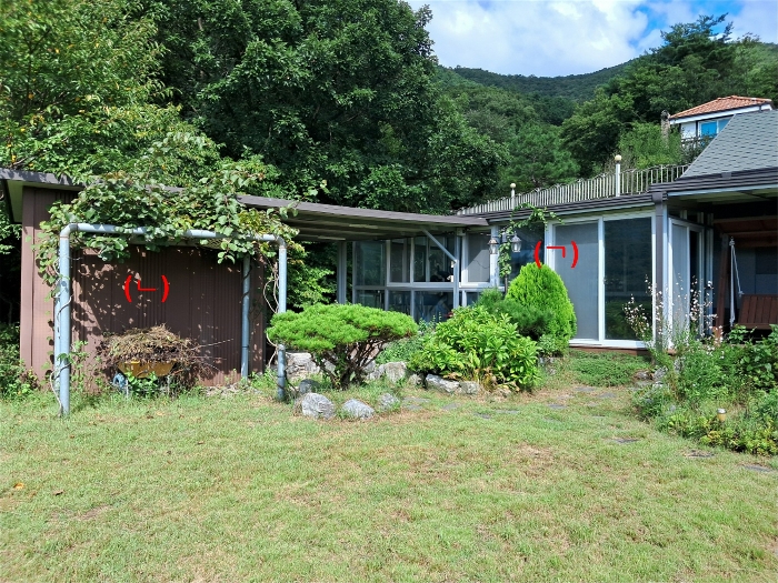 제시외건물 기호(ㄱ,ㄴ) 전경