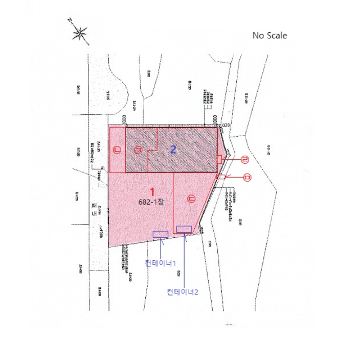 지적 및 건물개황도