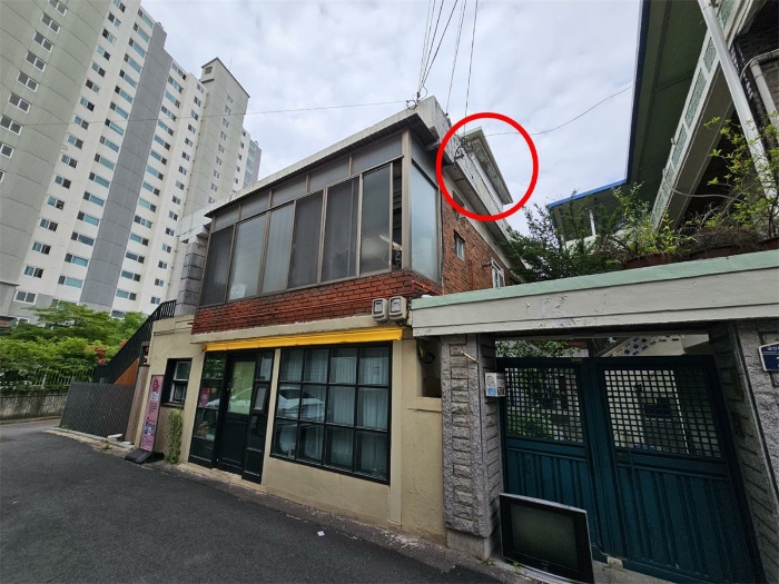 제시외건물 기호(ㄹ) 전경