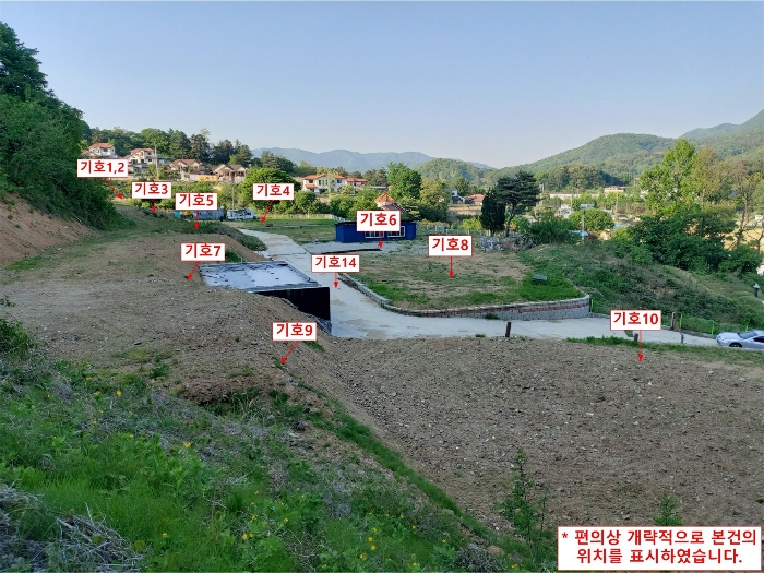 본건 기호1-10, 14 전경 (남측에서 촬영)