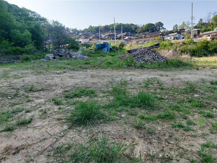 기호1, 2 토지 (남동측에서 촬영)