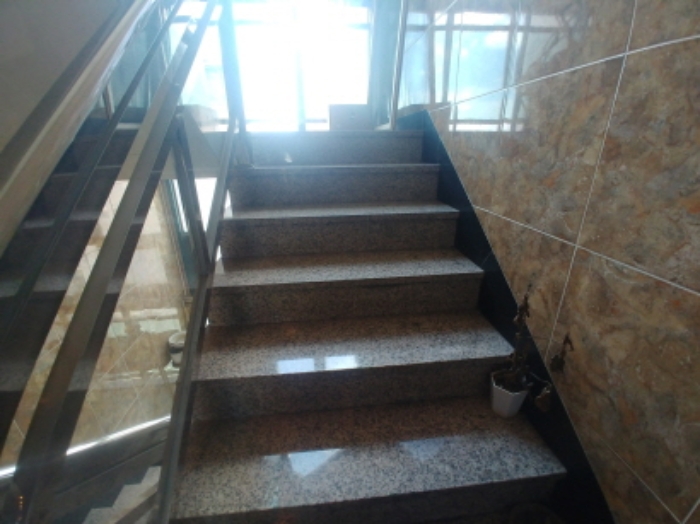 옥상 계단 모습