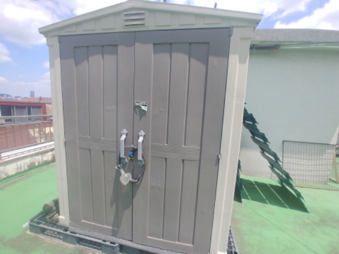 옥상 물품창고 모습2