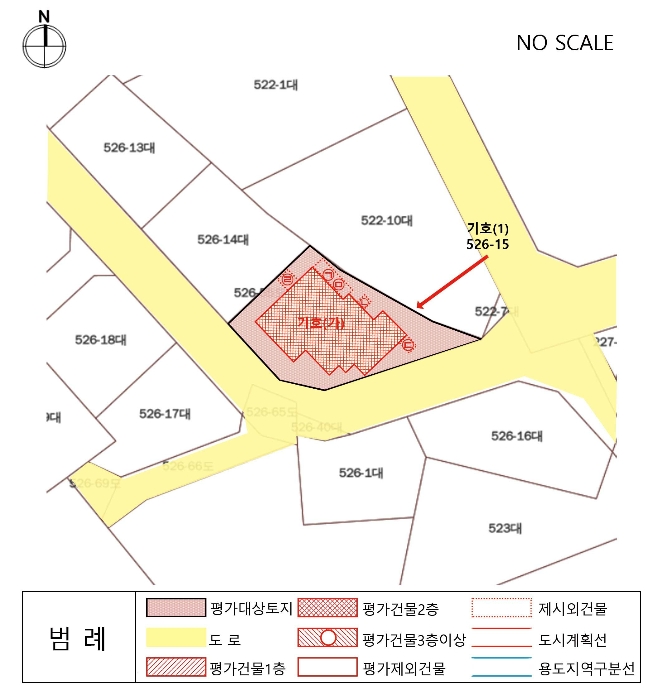 지 적 및 건 물 개 황 도
